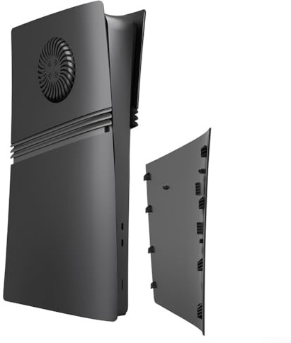Faceplate mit Lüftungsschlitzen und Staubfilter, Frontplatte für PS5 Pro Konsole, Front- und Rückabdeckung Frontplatte mit Kühlung, staubdichte Hülle Ersatzplatte für PlayStation 5 Pro
