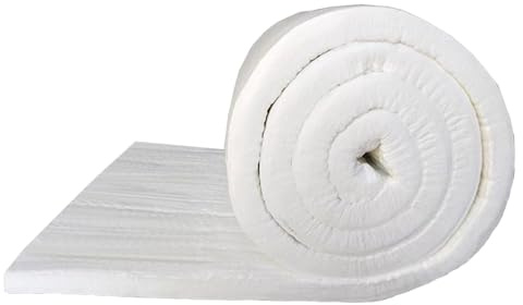 Ceramic Fiber Insulation, Fireproof Blanket, 2.5cm Thick, Fire Rated 2606°F, for Thermal Insulation of Stoves, Fireplaces, Kilns, Ovens, Dishwasher(Size:80x60x2.5 cm (32x24x1))