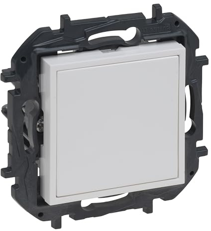 LEGRAND Tapa ciega para instalación empotrada, Gama Niloé Step, Color Blanco, 398306B