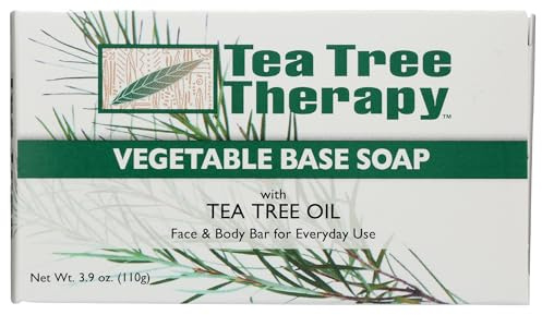 Soap-Vegetable Base With Tea Tree - 3.5 oz. - Bar Soap