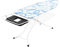 Brabantia - Ironing Board C - Foldable Steam Iron Rest - Adjustable In Height - Non-Slip Rubber Feet - Triple Layer Cotton Cover - Solid Flexible Unit With Linen Rack - Bubbles - 124x45