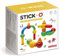 Stick-O magnetische Bausteine für Kinder ab 1 Jahre, kreatives Konstruktionsspielzeug, Lernspielzeug mit Magnet, 20 Modelle für Mädchen und Jungen, Montessori Spielzeug, 10 Teile Set,