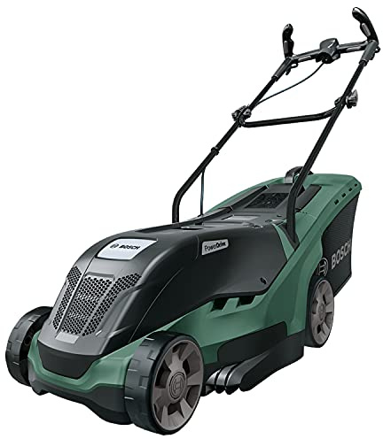 Bosch Tagliaerba UniversalRotak 470, 1300 Watt, Larghezza di Taglio: 34 cm, per Prati fino a 470 m², Confezione in Cartone