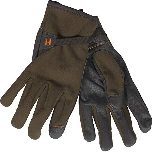 Härkila Wildboar Pro Jagdhanschuhe Herren mit Handflächen aus Leder und winddichter GORE-TEX INFINIUM WINDSTOPPER® - Membran - Schießhandschuhe für die Jagd, Größe:XL