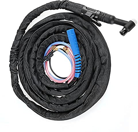350A WIG-Schweißbrenner, 4M/8M Kabel WP18 WIG-Lichtbogenschweißbrenner-Set Wassergekühlter Mutternanschluss(4m)
