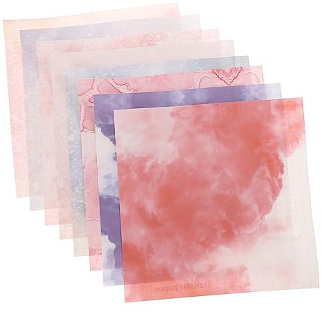EXCEART 8stücke Aquarell Transferfolie Ink Transfer Film Shirts Becher Und Mehr Hochwertiges Sublimation Papier Für Kreative Projekte