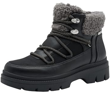 Jana dam WL lace boot TEX + VEGAN modestövlar, svart, 42 EU, svart, 42 EU