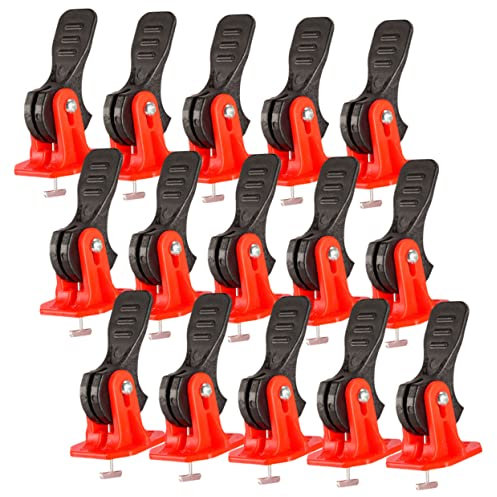 Hoement 50pcs Shaped Leveler for Tiles Leveling System Kit for Floor Installation Kit and Leveling Spacers for Tiling Projects