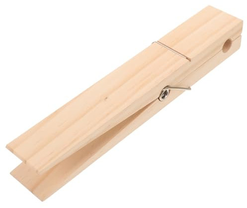 Cabilock Porta Asciugamani Legno Grande Molletta Da Bagno Portasciugamani in Legno Clip Antiscivolo Accessori Per Bagno