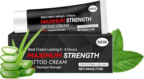Crema gel anestetizzante per tatuaggi, crema nutriente, idrata e lenisce la pelle delle articolazioni, fino a 6 ore di efficacia extra per tatuaggi