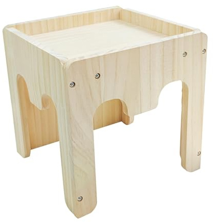 Fenteer Hasenhaus, Lebensraum-Dekoration, Haustier-Schlafnest, stabiles Aktivitätsspielzeug für kleine Haustiere, Hamster-Versteck für kleine Tiere, Style E
