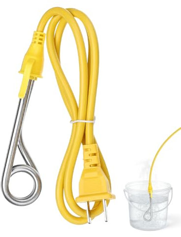 Portable Water Heater,Immersion Water Heater,Mini Immersion Heater,220V 600W Boiling Water Heating Tube,Portable Water Heating Stick for Heating Water Tea Coffee Hot Chocolate