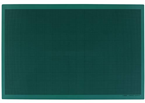 Linex Skärmatta, A1 600 x 900 x 3 mm, mm-rutnät, självläkande, grön, 10 stycken