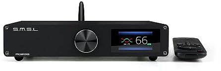 SMSL AO200 Digital Amplifier Bluetooth 5.0 AMP MA12070×2 Chip 150W×150W Power Amplifier XLR/RCA/BT Input 2 Channel HiFi Desktop Home Audio Amplifier with Infrared Remote Control