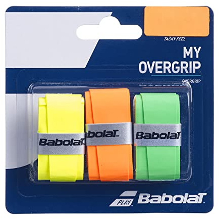 Babolat Overgrip, Orange Vert Jaune New, one Size