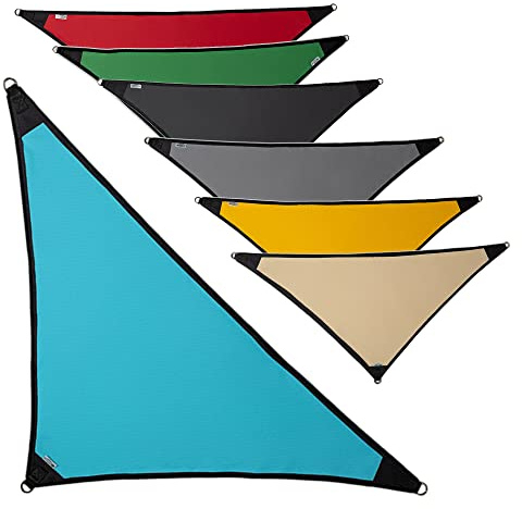 freigarten.de Sonnensegel Wasserdicht Sonnenschutz 100% Schutz vor UV dreieckig 1,6m x 1,6m x 2,2m