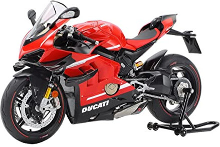 Tamiya 14140 1:12 Ducati Superleggera V4 - originalgetreue Nachbildung, Plastik Bausatz, Basteln, Modellbausatz, Zusammenbauen, unlackiert, Mehrfarbig