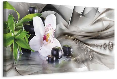 B&D XXL - Akustikbild Feng Shui Spa, Schallschutz, Wohnzimmer, Büro | Verbessert Raumakustik, reduziert Hall, ideal fürs Büro oder Wohnzimmer, hochwertige Verarbeitung, schnelle Montage, stilvoll