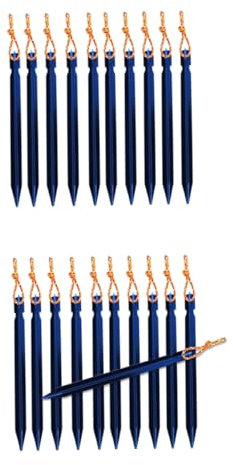 10St zeltheringe zelten zubehör V-förmige Heringe Zeltzubehör für Heringe zubehör für zelte Aluminiumstift Schneepflock Sandpflock Metall geformter Nagel Erdnagel mit Seil