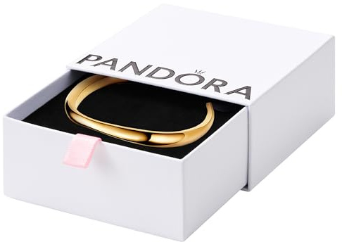 PANDORA Essence - Bracciale rigido aperto placcato in oro 14k