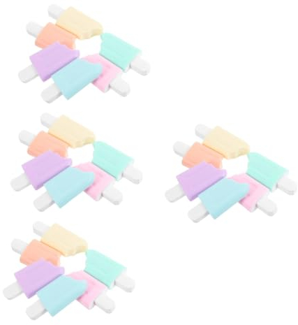 SHINEOFI 24stücke Cartoon Highlighter Stifte Eiscreme-form Fluoreszierende Markierungsstifte Für Studenten Für Schule Und Büro Leuchtende Farben Kreativität