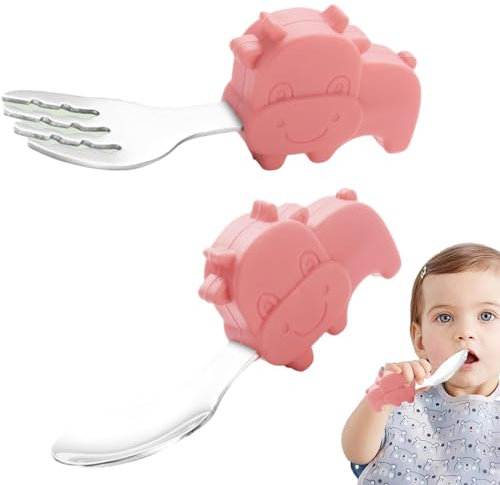 Cuillères à fourchette - Fourchettes à manger, ustensiles pour à confusion en argent | Ensemble de découpe en acier inoxydable durable pour sans danger pour les Outils pour