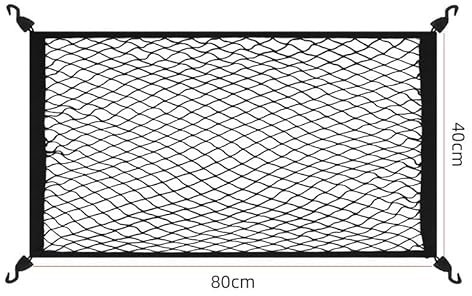 WSXCDE Auto Kofferraumnetz, für VW Polo 2018-2023 Hochelastisches Nylon Kofferraum Organizer Netz Elastisches Kfz Aufbewahrungsnetz Gepäcknetz,A-Single Layer