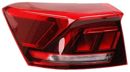 AIMXGBPS Fanali Posteriori Blocchi per VW T-ROC 2018-2021, Auto Alta visibilità Luce Freno, Nebbia Posteriore Destro Sinistro,A Outside Left