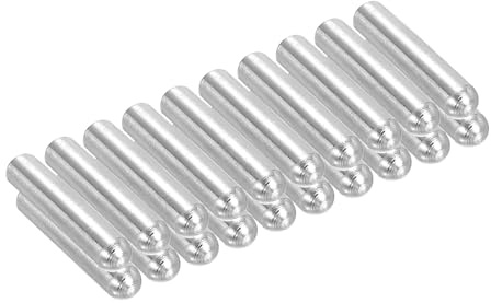 PATIKIL 20 Stück 304 Edelstahl Dübelstifte 5mm Durchmesser, 30mm Länge Rundkopf Sicherungsbolzen Regalstifte für Kleiderschrank Kommode Schrank Bücherregal Industrie Haushalt Möbel Regale