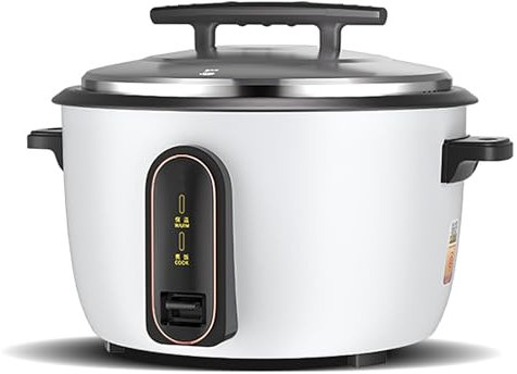Commercial Large Rice Cooker & Food Warder, Antiaderente pentola Interna/modalità Calda Automatica/Funzionamento a Un Tocco/con Tazza di misurazione e pentola di Riso con misurina (19L-2650W)