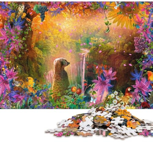 1000 Piece 'The Treehouse Jigsaw Puzzles for Adults Teenagers Wooden Puzzle Jigsaws for Adults Educational Game Challenge Toy 1000pcs (75x50cm)