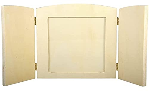 Rayher Marco de fotos madera, con tapas laterales,18,5x13x0,6 cm, 62424000