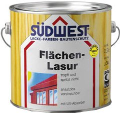 SÜDWEST Flächen-Lasur grau 5 Liter