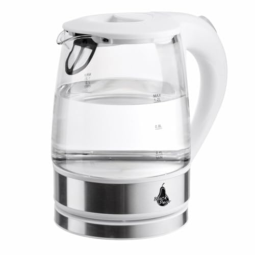 Bouilloire en verre sans fil 1.2L 360° Blackpear BSF3000
