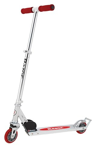 Razor AW Kick Scooter para niños, Barra de Ruedas, Ligero, Plegable, Marco de Aluminio y Manillar Ajustable