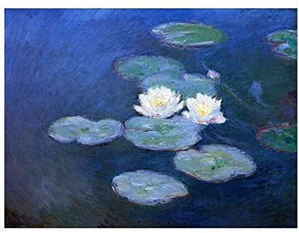 Bilderdepot24 Kunstdruck Poster - Claude Monet Seerosen 60x40 cm ca. A2 - Alte Meister Bild ohne Rahmen