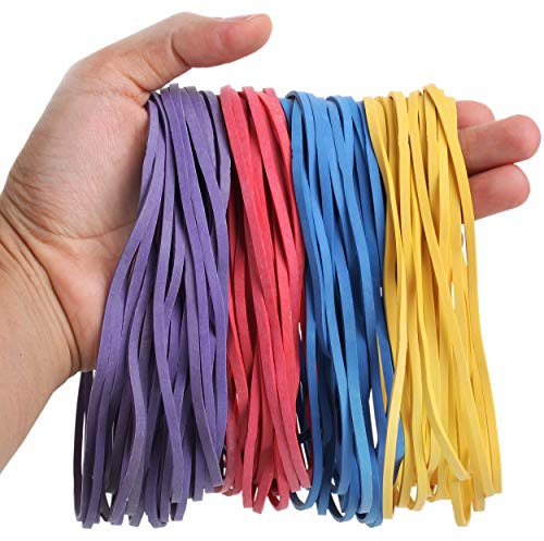 Mr. Pen- Large Rubber Bands, 120 Pack, Assorted Color, Big Rubber Bands