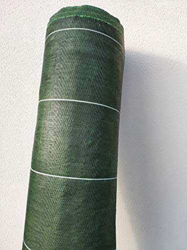 Vente au mètre/Largeur 4,15m Toile Bache de paillage tissée Anti-Mauvaises Herbes 130g/m2