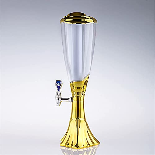 MU Torre de cerveza, dispensador de barriles de cerveza, dispensador de bebidas, torre de cerveza, dispensador de bebidas, accesorios de bar, fácil de limpiar, torre de bebida, 0 l