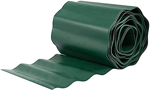 Barriere Jardin Cloture Jardin Exterieur Bordure Flexible Bords Barrières Clôture De Jardin en Plastique PVC Bordure De Pelouse De Jardinage en Plastique pour Patio Yard Balcon llxyzrzbhd612(Color:G