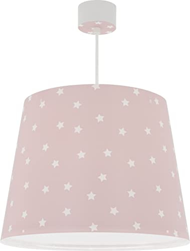 Dalber Lustre Chambre Lampe Suspension Pour Enfants Star Light Étoiles Rose, 82212S, E27