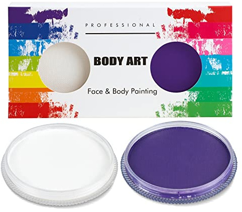 MOEMOE BABY Professionelle Halloween Schminke, 30gx2 Wasserbasis Schminke für Kinder, Erwachsene, Schminkfarbe für Zombies, Vampire, Monster, Cosplay