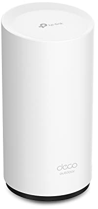 TP-Link Deco Outdoor Mesh WiFi (X50-Outdoor) – AX3000 Dual Band WiFi 6 Mesh, Dual Gigabit Ports, Weatherproof, Works with Deco Mesh, Pole/Wall/Table Mount, 1-Pack
