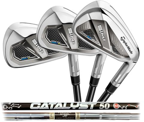Construisez un fer à repasser personnalisé TaylorMade Sim 2 Max OS (#6, Reax HL 88 Regular)