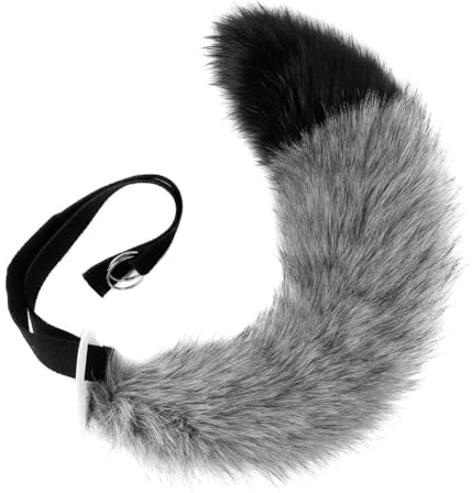 JAWSEU Fuchsschwanz, Tierschwanz Kunstfell Wolfsschwanz Kostüm Schwanz Katze Fuchsschwanz Cosplay Plüsch Kunstpelz Tail Tierschwanz Halloween Kunstpelz Cosplay pelzigen Wolf Fuchsschwanz Kostüm