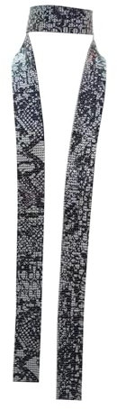 rockible Damen-Schal mit glitzernden glitzernden Pailletten, Halskrawatte, Kette, glänzende Kette, Halsreif, Krawattenschals