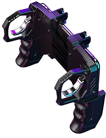 Sollee Mando de Juegos para móvil 4 Gatillos 4 Dedos K21 Mando de Juego móvil [Video Game]