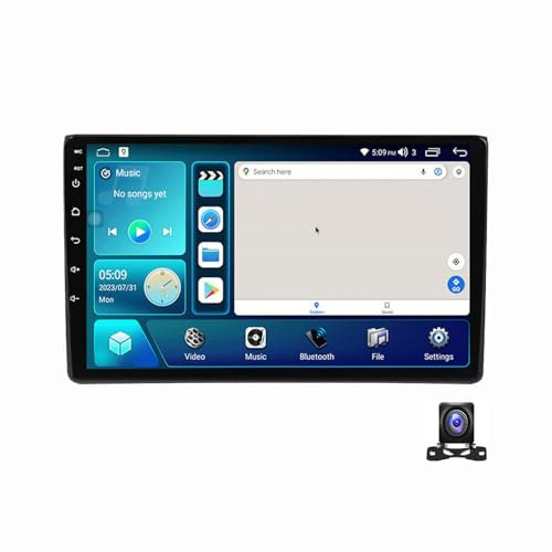 BUOZCHY Android 12 Estéreo para automóvil Radio con Pantalla táctil de 9 Pulgadas con navegación GPS Receptor de Radio FM Bluetooth para Au-di A4 B8 B7 B6 S4 RS4 Soporte Carplay/Auto/DSP/RDS/USB