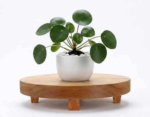 Spiretro Servierständer aus Akazienholz, rund, 22,9 cm