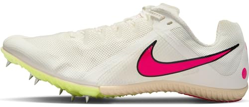 Nike Laufschuh Zoom Rival Multi, Sail/Fierce Pink-Lt Lemon Twist, DC8749-101, 44 EU (10 US)